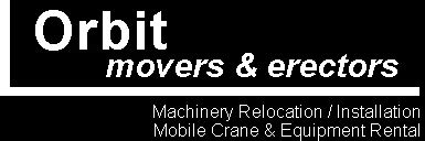 orbit sheet metal|Orbit Movers & Erectors, Orbit Sheet Metal and S&D/Osterfeld .